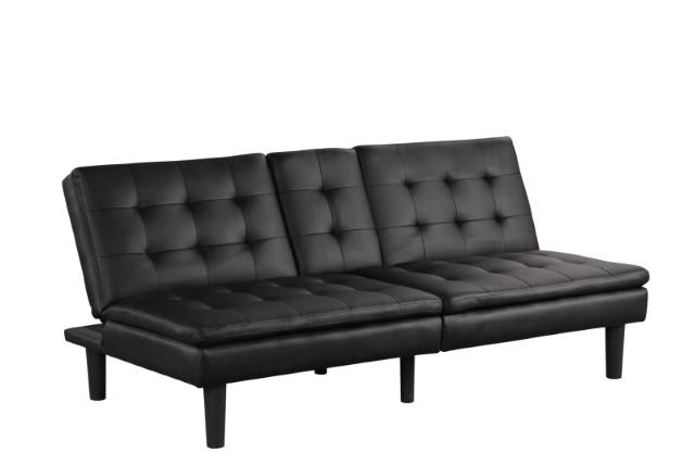 Eidsberg Futon Sofa Bed Orange, Grey, Brown, & Black - Inland Furniture (San Bernardino, CA)