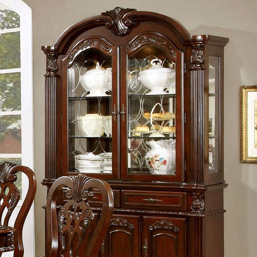 ELANA Brown Cherry Hutch & Buffet, Cherry - Inland Furniture (San Bernardino, CA)
