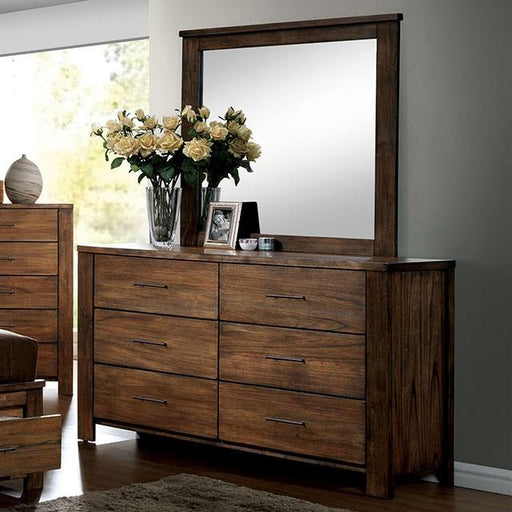 ELKTON Oak Mirror - Inland Furniture (San Bernardino, CA)