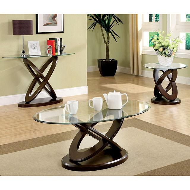 Atwood II Dark Walnut Sofa Table - Inland Furniture (San Bernardino, CA)