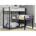 Aubrey Sand Black Twin Triple Decker Bed - Inland Furniture (San Bernardino, CA)