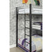 Aubrey Sand Black Twin Triple Decker Bed - Inland Furniture (San Bernardino, CA)