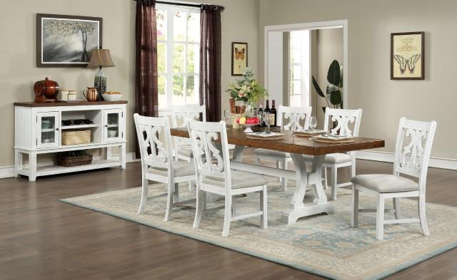 Auletta Transitional Side Chair (2/CTN) - Inland Furniture (San Bernardino, CA)