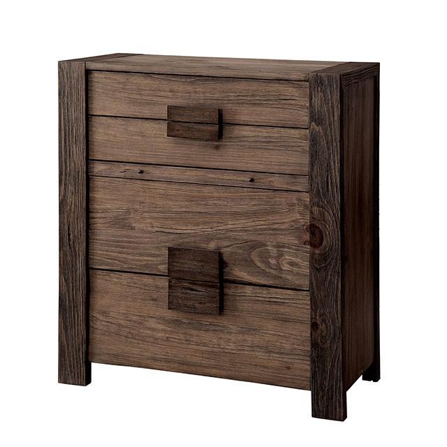 AVEIRO Rustic Natural Tone Chest - Inland Furniture (San Bernardino, CA)