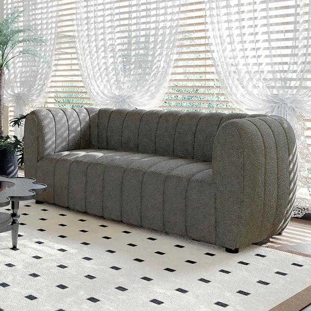 AVERSA Loveseat, Black, Gray, & White - Inland Furniture (San Bernardino, CA)