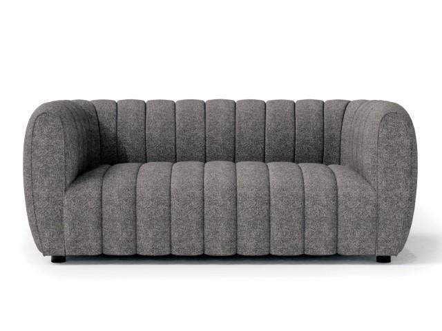 AVERSA Loveseat, Black, Gray, & White - Inland Furniture (San Bernardino, CA)