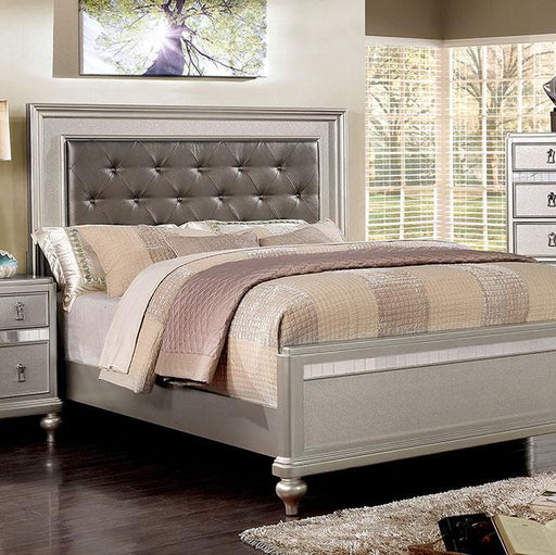 Avior Bed Silver - Inland Furniture (San Bernardino, CA)