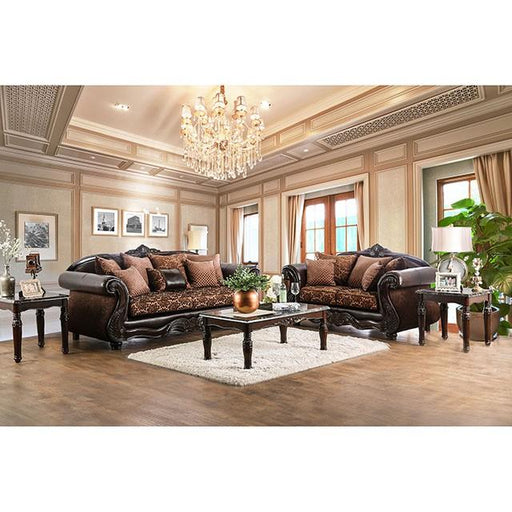ELPIS Brown/Espresso Sofa - Inland Furniture (San Bernardino, CA)