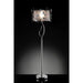 Elva Silver/Chrome Floor Lamp, Double Shade - Inland Furniture (San Bernardino, CA)