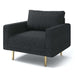 ELVERUM Chair, Black - Inland Furniture (San Bernardino, CA)