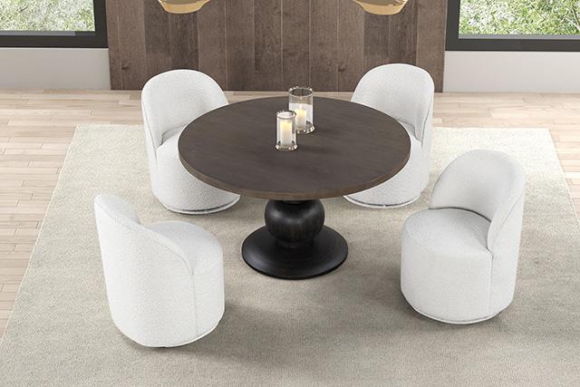Essen Round Dining Table - Inland Furniture (San Bernardino, CA)