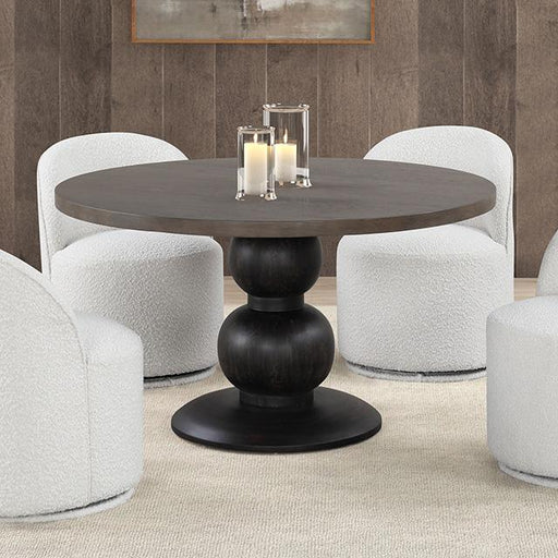 Essen Round Dining Table - Inland Furniture (San Bernardino, CA)