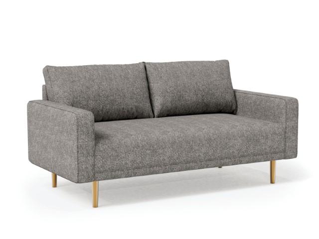 ELVERUM Loveseat, Charcoal Gray - Inland Furniture (San Bernardino, CA)