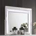 EMMELINE Mirror w/ LED Lights, White - Inland Furniture (San Bernardino, CA)