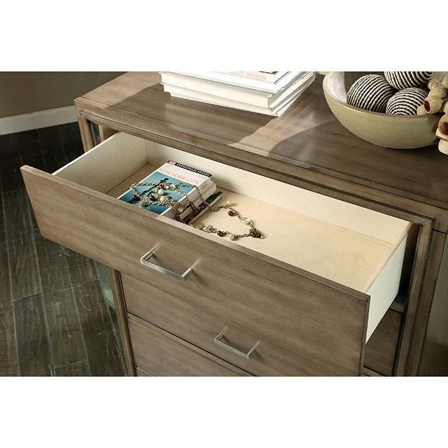 ENRICO I Gray Media Chest - Inland Furniture (San Bernardino, CA)