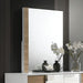 ERLANGEN Mirror, White/Natural - Inland Furniture (San Bernardino, CA)