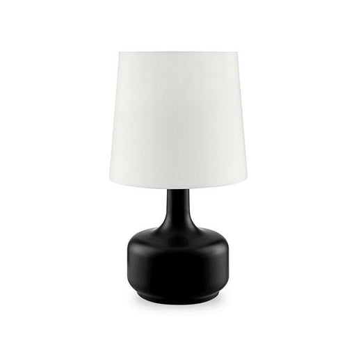 Farah Black 17"H Matte Black Table Lamp - Inland Furniture (San Bernardino, CA)