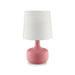 Farah Pink 17"H Matte Pink Table Lamp - Inland Furniture (San Bernardino, CA)