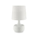 Farah White 17"H Glossy White Table Lamp - Inland Furniture (San Bernardino, CA)