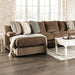 FARRINGDON Sectional, Brown - Inland Furniture (San Bernardino, CA)