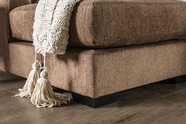 FARRINGDON Sectional, Brown - Inland Furniture (San Bernardino, CA)