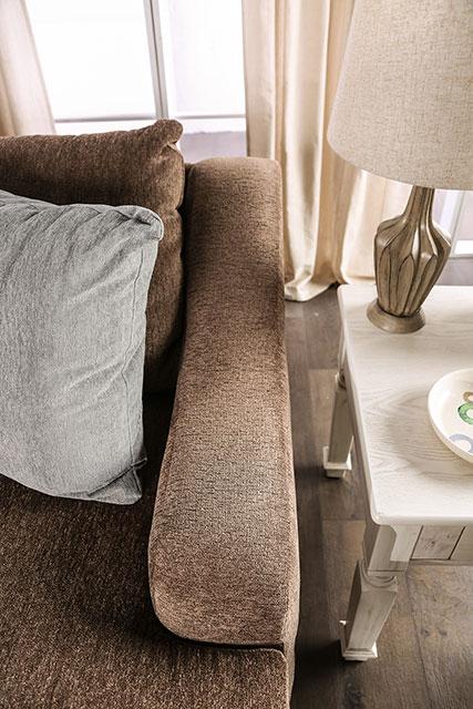 FARRINGDON Sectional, Brown - Inland Furniture (San Bernardino, CA)