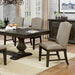 Faulk Dining Table Set with Bench - Inland Furniture (San Bernardino, CA)