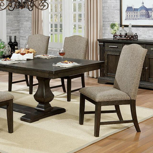 Faulk Espresso Dining Table - Inland Furniture (San Bernardino, CA)