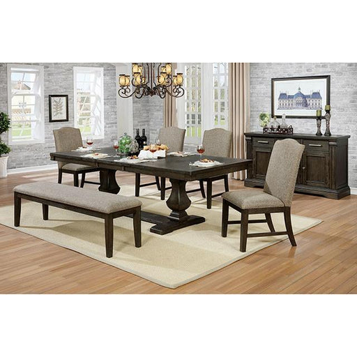 Faulk Espresso Dining Table - Inland Furniture (San Bernardino, CA)