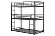Felgu Triple Twin Metal Bunkbed - Inland Furniture (San Bernardino, CA)