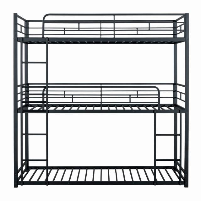 Felgu Triple Twin Metal Bunkbed - Inland Furniture (San Bernardino, CA)