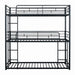 Felgu Triple Twin Metal Bunkbed - Inland Furniture (San Bernardino, CA)