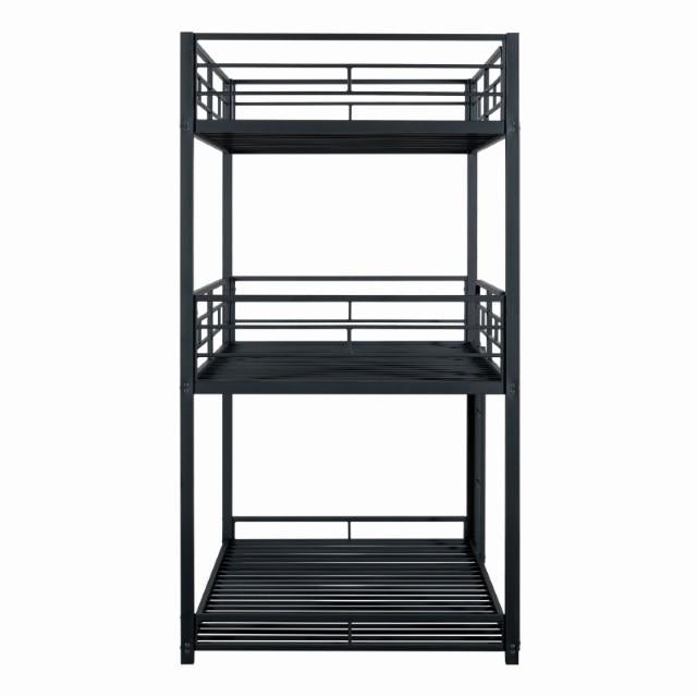 Felgu Triple Twin Metal Bunkbed - Inland Furniture (San Bernardino, CA)