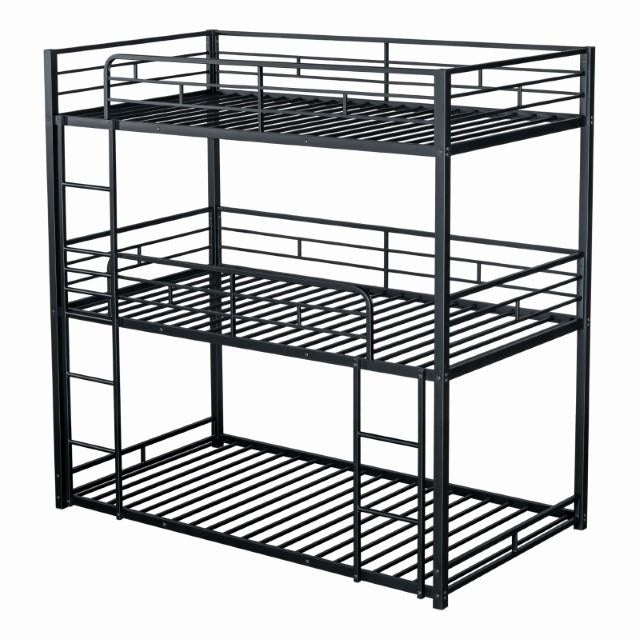 Felgu Triple Twin Metal Bunkbed - Inland Furniture (San Bernardino, CA)