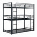 Felgu Triple Twin Metal Bunkbed - Inland Furniture (San Bernardino, CA)