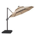 Fera 10 Ft Round Umbrella w/ LED Bulb + 37" Large Base - Inland Furniture (San Bernardino, CA)