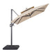 Fida 8 Ft Square Umbrella w/ Double Top + 37" Large Base - Inland Furniture (San Bernardino, CA)