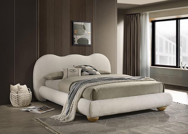 Finamore Bed White - Inland Furniture (San Bernardino, CA)