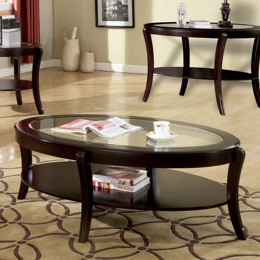 FINLEY Espresso Coffee Table - Inland Furniture (San Bernardino, CA)