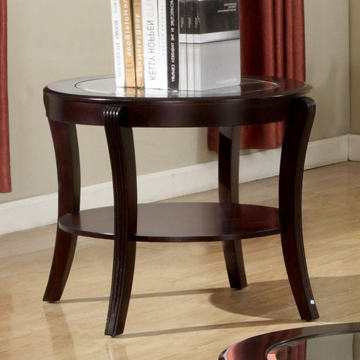 FINLEY Espresso End Table - Inland Furniture (San Bernardino, CA)