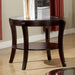FINLEY Espresso End Table - Inland Furniture (San Bernardino, CA)