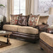 Fletcher Brown/Tan Love Seat - Inland Furniture (San Bernardino, CA)
