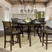 Flick Rustic Oak Counter Ht. Table - Inland Furniture (San Bernardino, CA)