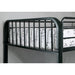 CLEMENT Black Metal Twin/Twin Bunk Bed - Inland Furniture (San Bernardino, CA)