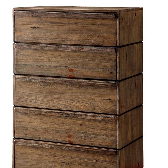 COIMBRA Rustic Natural Tone Chest - Inland Furniture (San Bernardino, CA)