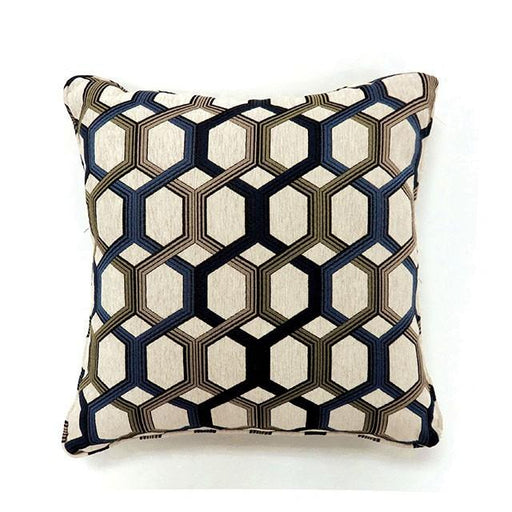 Comney Blue 18" X 18" Pillow, Blue (2/CTN) - Inland Furniture (San Bernardino, CA)