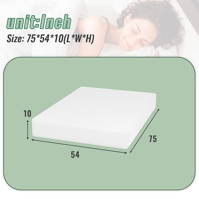 Coreopsis 10" Full Memory Foam Wave Comfort - Inland Furniture (San Bernardino, CA)