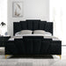 Florizel Bed Black & Red - Inland Furniture (San Bernardino, CA)