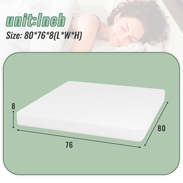 Coreopsis 8" E.King Memory Foam Wave Comfort - Inland Furniture (San Bernardino, CA)