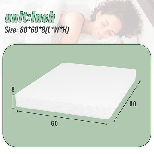 Coreopsis 8" Queen Memory Foam Wave Comfort - Inland Furniture (San Bernardino, CA)